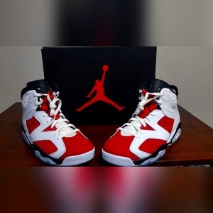 Jordan 6 Retro Carmine, Red white and black, 11.5